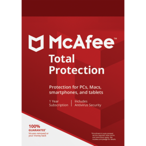 McAfee Total Protection – 1-Year / 10-Devices – USA/Canada
